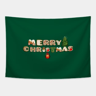 MERRY CHRISTMAS Tapestry