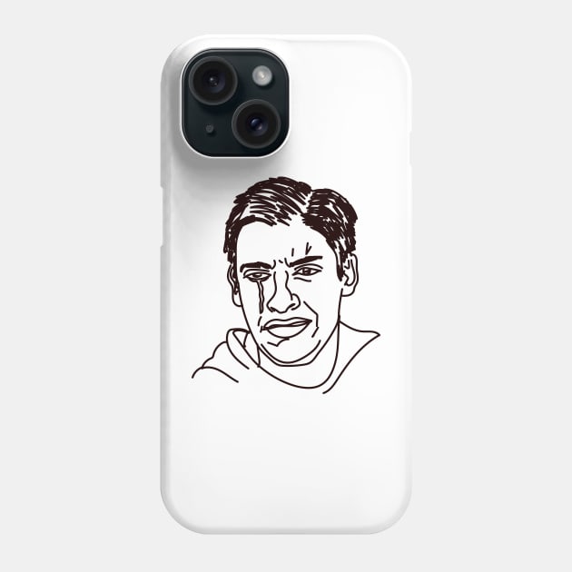 Crying Tobey Macguire Meme Phone Case by Meme Gifts