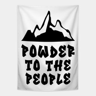 Powder to the People Tapestry