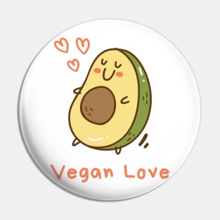 Vegan Lover Design Pin