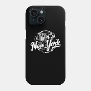 Baseball Newyork skyline The iconic buildings and cityscape Phone Case