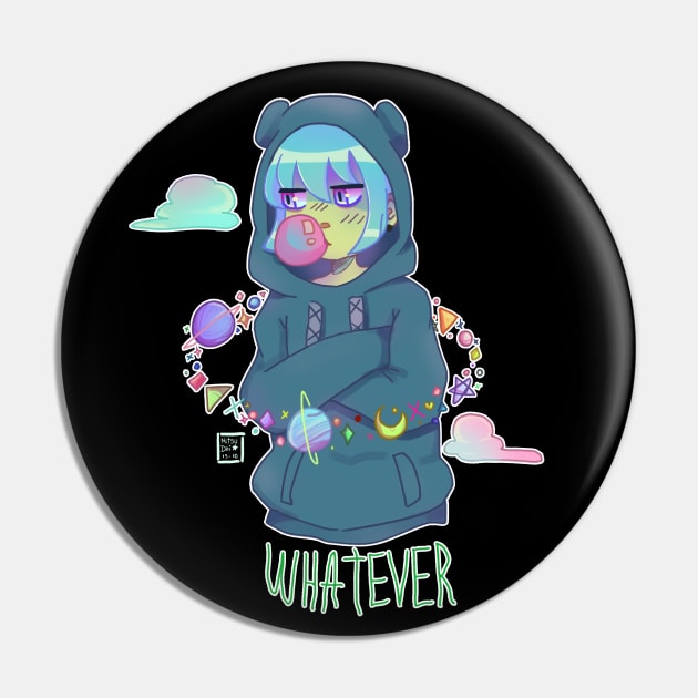 Whatever Bear Boy Pin by MitsuDai