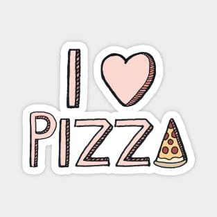 I Love Pizza Magnet