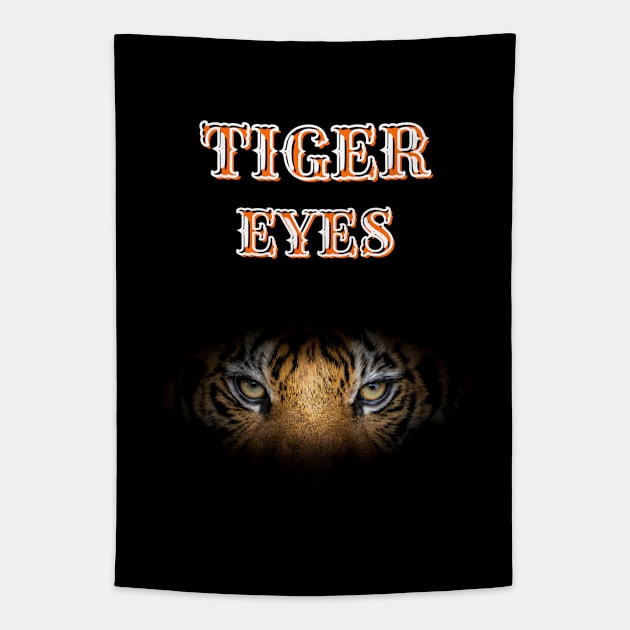 TIGER EYES Tapestry by NEWMAN100