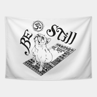 Be Still French Bulldog Tapestry