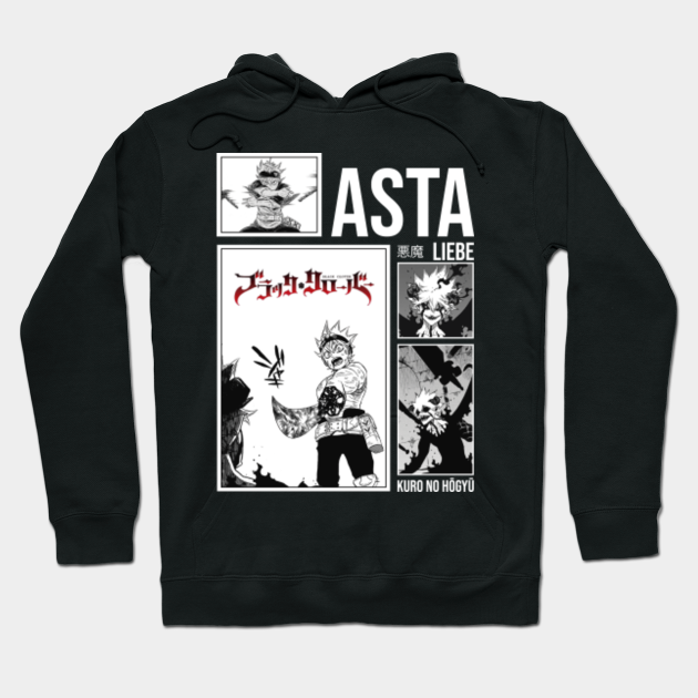 Black Clover Asta Liebe T Shirt Black Clover Hoodie Teepublic