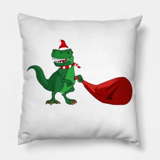 Santasaurus Rex Pillow