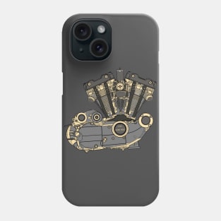 The Gorgeous 1976 Iron Head Motorcycle Engine Phone Case