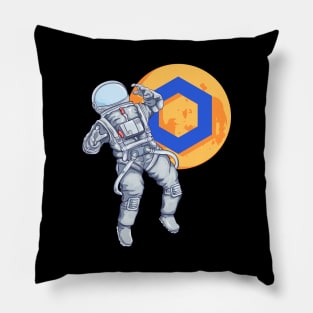 Chainlink To The Moon Pillow