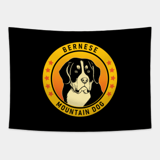 Bernese Mountain Dog Portrait Tapestry