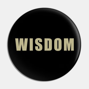 WISDOM Pin