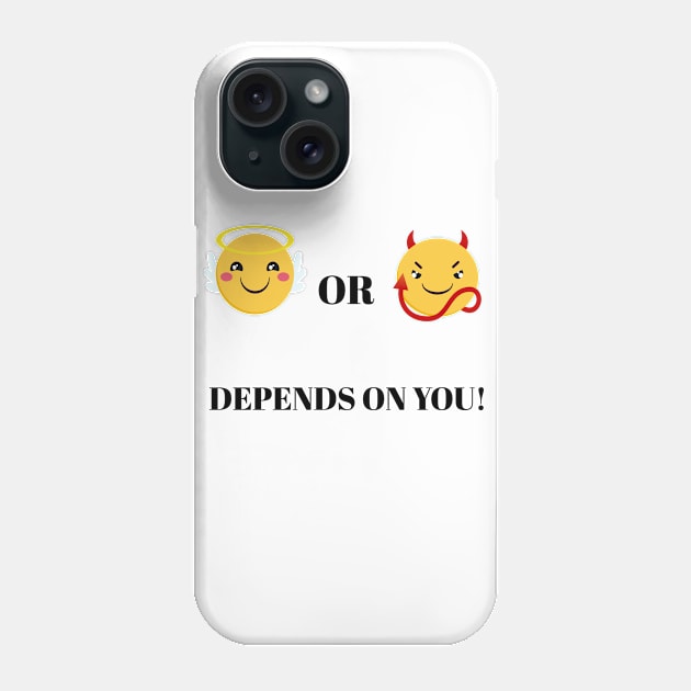 Angel or Devil Phone Case by irma97