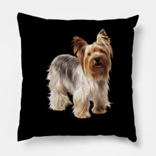 Yorkshire Terrier Dog, Love Yorkies, Dog Lover Pillow