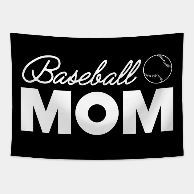 Baseball mom Tapestry by KC Happy Shop