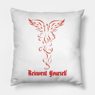 Phoenix Rising - Reinvent Yourself Pillow