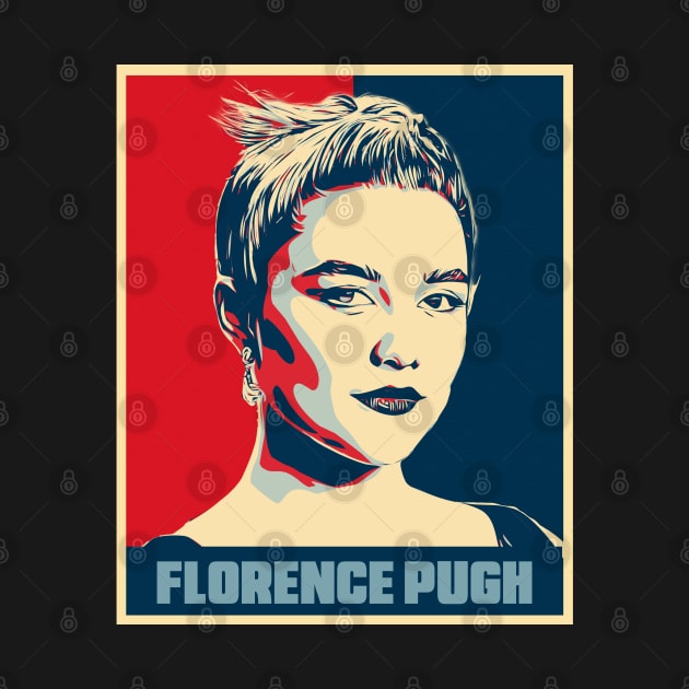 Florence Pugh Hope Pop Art by Odd Even