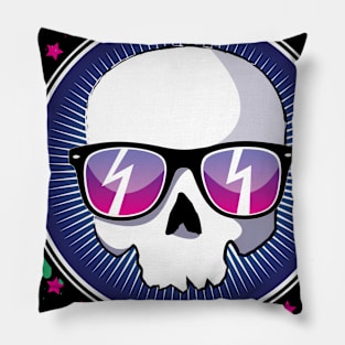 Skull in Shades Pillow