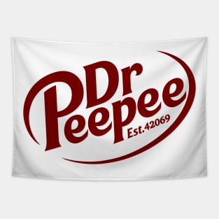 Dr Peepee Logo Tapestry