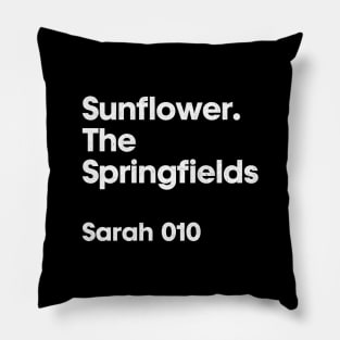 Sarah 010 - Sunflower - Minimalist Fan Design Pillow