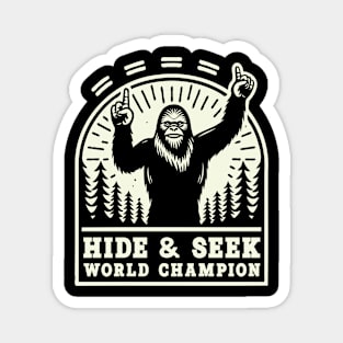 Word Champion Big Foot - Hide and Seek Magnet