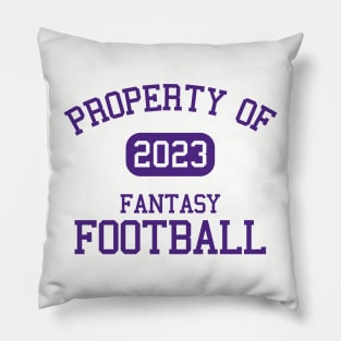 Property of Fantasy Football Pillow