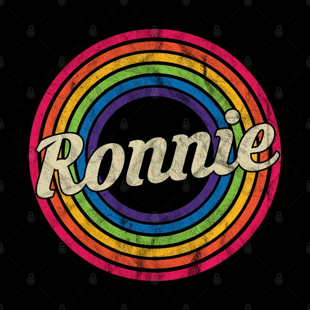 Ronnie - Retro Rainbow Faded-Style by MaydenArt