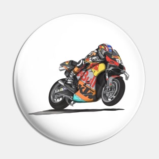 Drawing MotoGP Team No 33 Brad Binder Pin