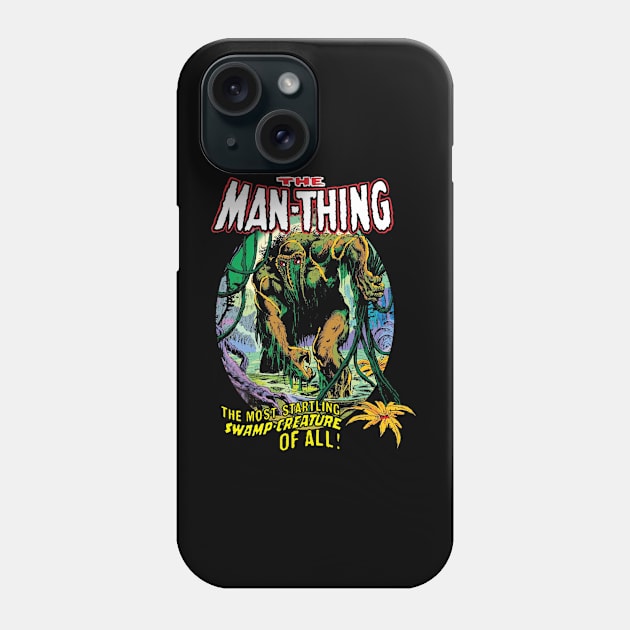 VINTAGE HORROR MAN-THING 1974 Phone Case by AxLSTORE