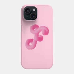 F Pink Animal Initials Phone Case