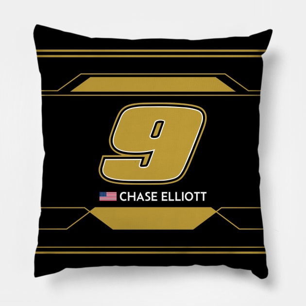 Chase Elliott #9 2023 NASCAR Design Pillow by AR Designs 