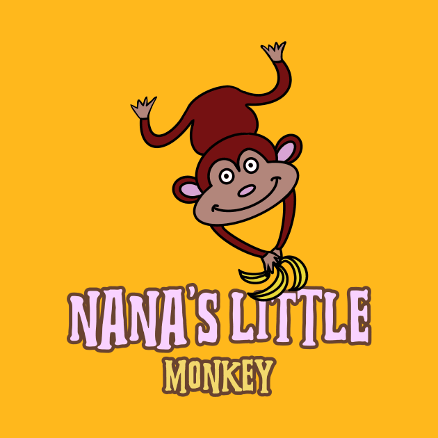 Funny Monkey Quote NanasLittle Monkey by SartorisArt1