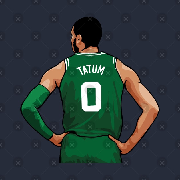 Jayson Tatum Vector Standing by qiangdade