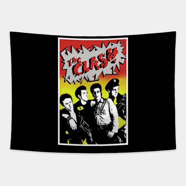 THE CLASH POSTER Tapestry by bartknnth