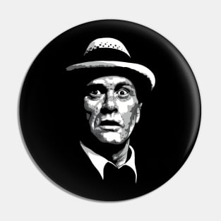 Darren McGavin greyscale Pin