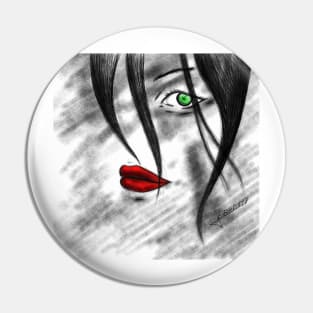 the eye of the woman art ecopop surreal design Pin