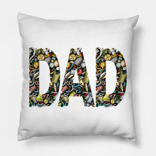 Sports dad. A design for all sports-loving parents. Gift idea for dad on his father's day. Father's day Pillow