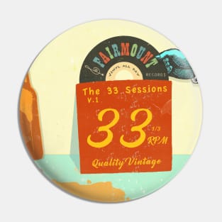 VINTAGE RECORDS Pin