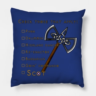 Checklist Pillow