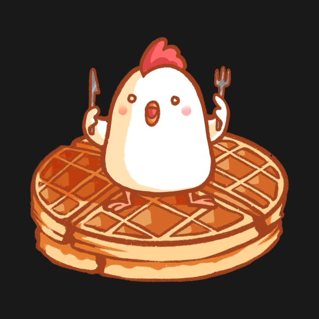 Chicken & Waffles by mschibious