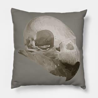 Parrot Skull Pillow