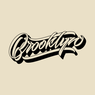 Brooklyn hand made original lettering T-Shirt