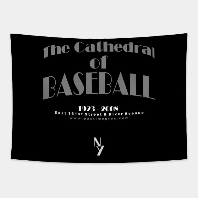 The Cathedral of Baseball Original Yankee Stadium Tapestry by Pastime Pros