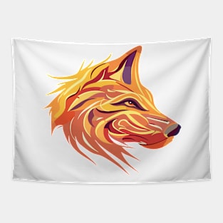 Wolf Animal Freedom World Wildlife Wonder Vector Graphic Tapestry