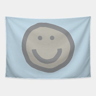 Lead Crystal Round Happy Face with Smile Tapestry