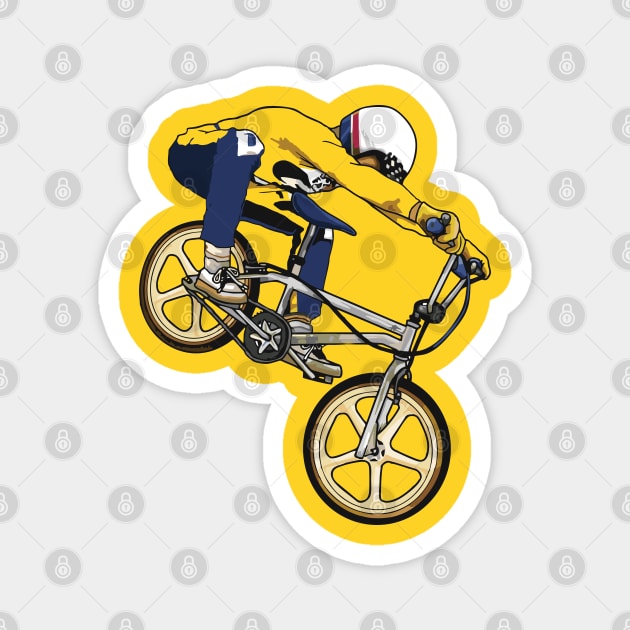 GT DYNO BMX Rider Magnet by Hucker Apparel