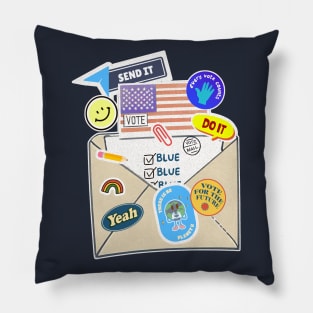 VOTE BLUE Pillow