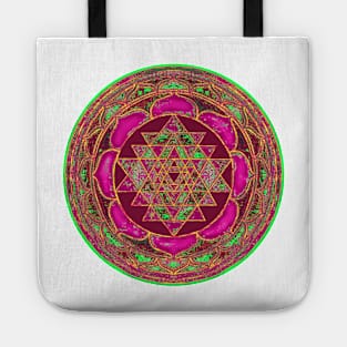 Lakshmi Yantra Mandala Tote