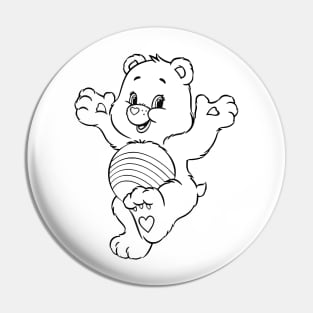 The bear swings its legs Pin