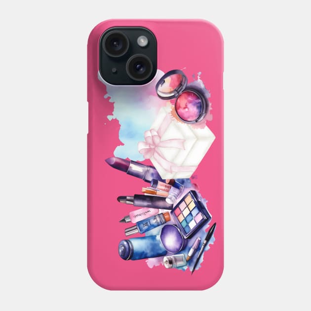 Makeup Addicted Phone Case by Viper Unconvetional Concept