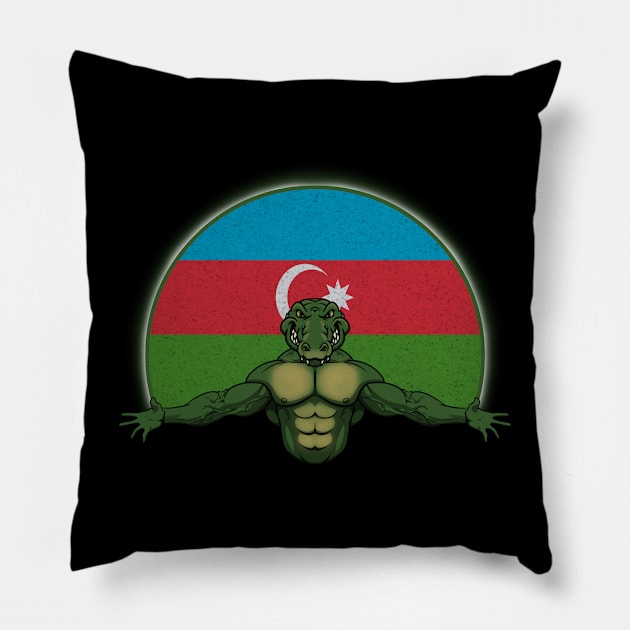 Gator Azerbaijan Pillow by RampArt